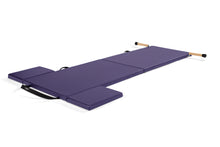 Load image into Gallery viewer, contrology folding mat with moon boxes and handles|color::deep violet