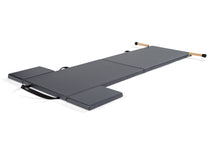 Load image into Gallery viewer, contrology folding mat with moon boxes and handles|color::storm