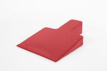 Load image into Gallery viewer, Large Upholstered Wedge|color::Cinnabar