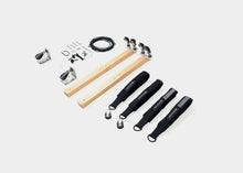 Load image into Gallery viewer, Studio Reformer Konnector attachment with wood risers | caption::for Studio Reformer with TwistLock Shoulder Posts & Wood Risers