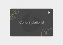Load image into Gallery viewer, balanced body gift cards | caption::Congratulations
