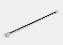 Load image into Gallery viewer, weighted metal pole with gray end caps