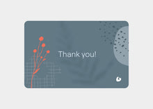 Load image into Gallery viewer, balanced body gift cards | caption::Thank you