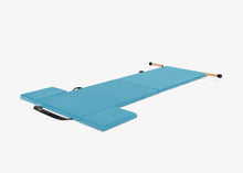 Load image into Gallery viewer, contrology folding mat with moon boxes and handles|color::wedgewood