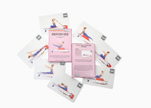 Load image into Gallery viewer, Full-color Pilates Reformer flashcards by Lesley Logan with bonuses.