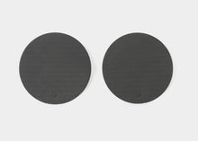 Load image into Gallery viewer, Two black Balanced Body rotator disc pads.