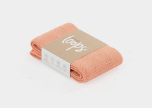 Load image into Gallery viewer, Light oak-colored resistance bands for exercise.