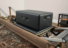 Load image into Gallery viewer, Black New York Sitting Box on a Pilates Reformer.