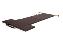 Load image into Gallery viewer, contrology folding mat with moon boxes and handles|color::mocha
