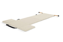Load image into Gallery viewer, contrology folding mat with moon boxes and handles|color::parchment

