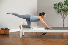 Load image into Gallery viewer, Allegro 2 Reformer Extended Head End Platform in use
