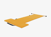 Load image into Gallery viewer, contrology folding mat with moon boxes and handles|color::golden corn
