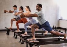 Load image into Gallery viewer, Anniversary Allegro® 2 Reformer Platform Extender in use
