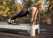 Load image into Gallery viewer, Bravo Reformer™ Extended Head End Platform in use
