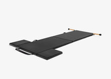 Load image into Gallery viewer, contrology folding mat with moon boxes and handles|color::black
