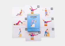 Load image into Gallery viewer, Pilates chair flashcards laid out in circle
