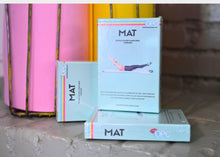 Load image into Gallery viewer, Pilates mat flashcards on display
