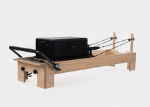 Load image into Gallery viewer, Standard Sitting Box on Studio Reformer | caption::Standard Sitting Box on Studio Reformer
