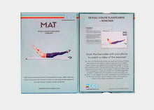 Load image into Gallery viewer, mat pilates flashcards by lesley logan

