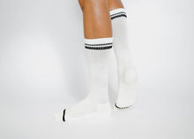 Load image into Gallery viewer, Varsity Crew Socks on white background
