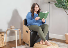 Load image into Gallery viewer, relaxing on wunda chair
