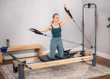 Load image into Gallery viewer, Konnector for Rialto Reformer with Tower in use|caption::Reformer with Tower sold separately
