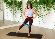 Load image into Gallery viewer, thigh exercises with green resistance band
