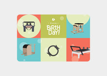 Load image into Gallery viewer, balanced body gift cards | caption::Happy Birthday II
