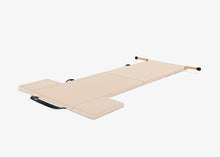 Load image into Gallery viewer, contrology folding mat with moon boxes and handles|color::sand

