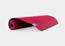 Load image into Gallery viewer, Red Sissel Terra Yoga Mat for comfortable yoga practice.
