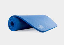 Load image into Gallery viewer, Blue Sissel Pilates mat for comfortable exercises.

