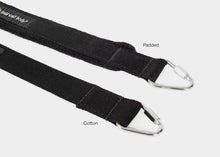 Load image into Gallery viewer, Pilates foot straps in cotton and padded versions.

