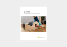 Load image into Gallery viewer, Balanced Body&#39;s detailed guide for practicing Pilates with Barrels.
